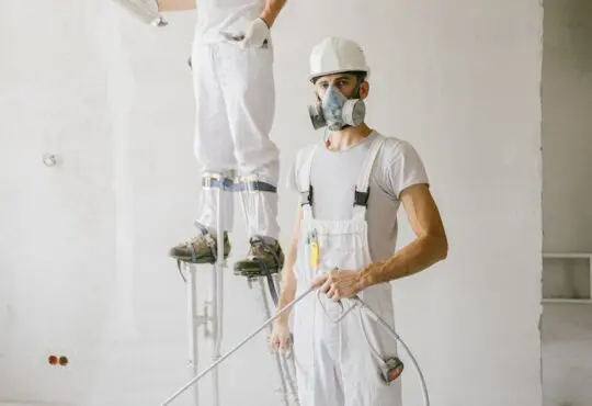 Men Painting a Room